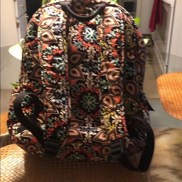 Vera Bradley backpack & laptop holder - Picture 3 of 7